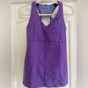 Purple Athleta workout tank. Size medium.